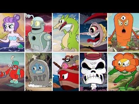 Cuphead - All Bosses (No Damage - A+ Ranks)