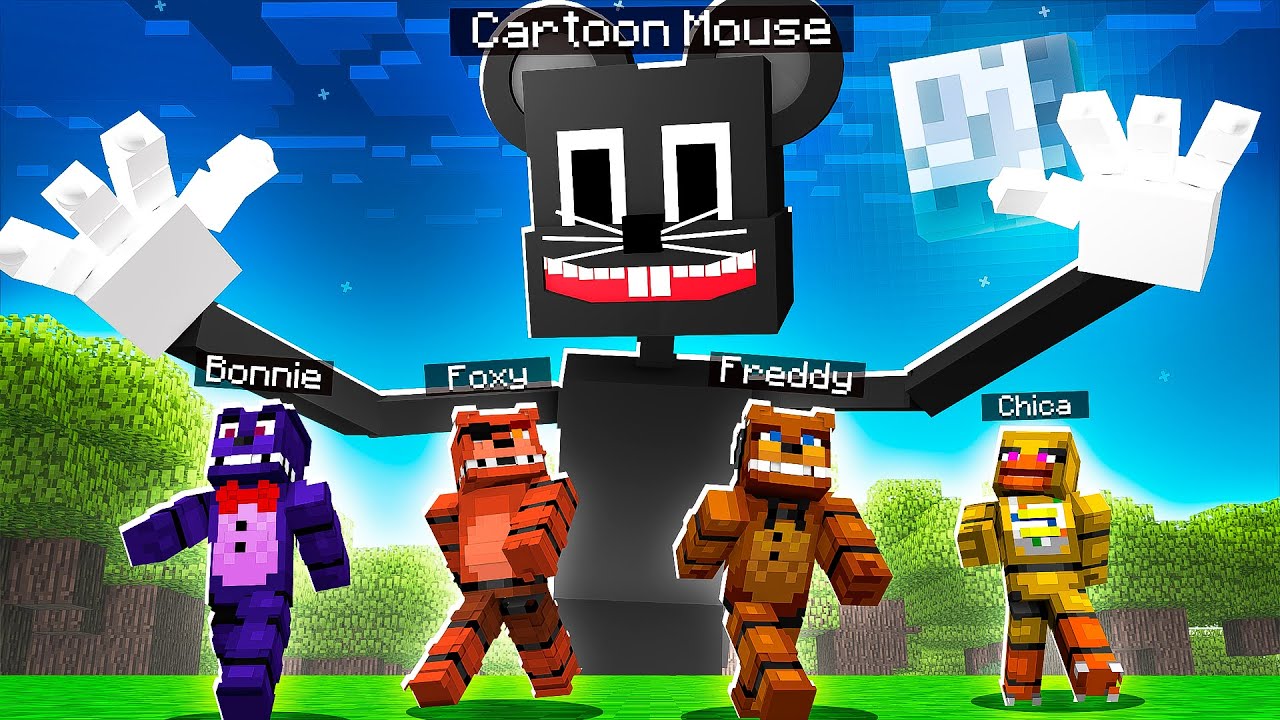 Cartoon Mouse The Hunt Minecraft Five Nights At Freddy S Fnaf Roleplay Youtube