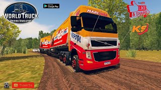 World Truck Driving Simulator (WTDS) Android Gameplay Video 48. Volvo FH09 on Manaus-AM!! screenshot 1