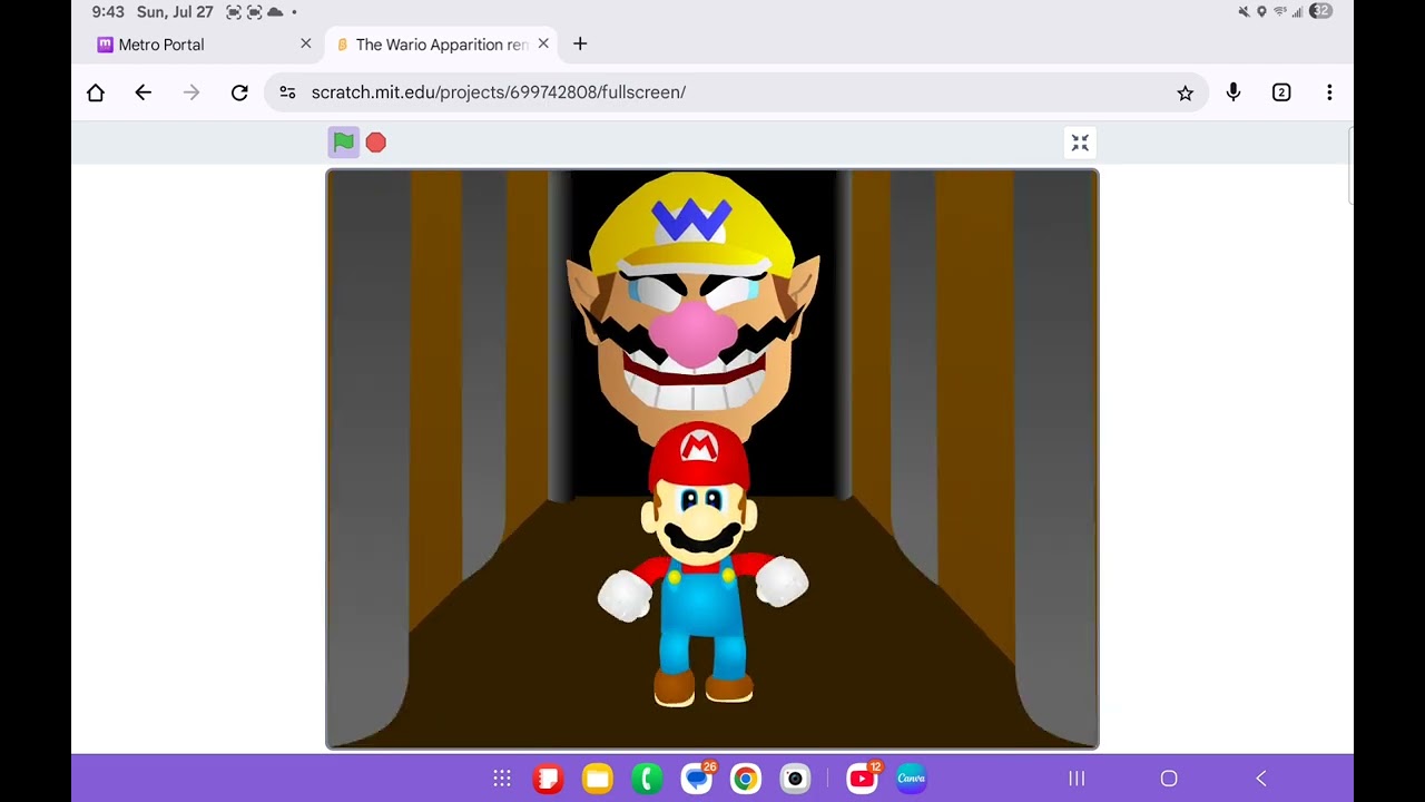 Wario apparition scratch