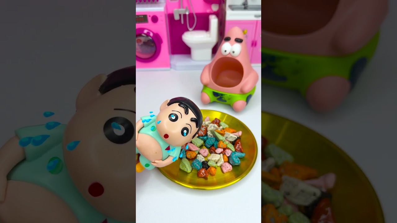 Shin Chan and friends made me smile ASMR#shorts #funny #asmr #satisfying