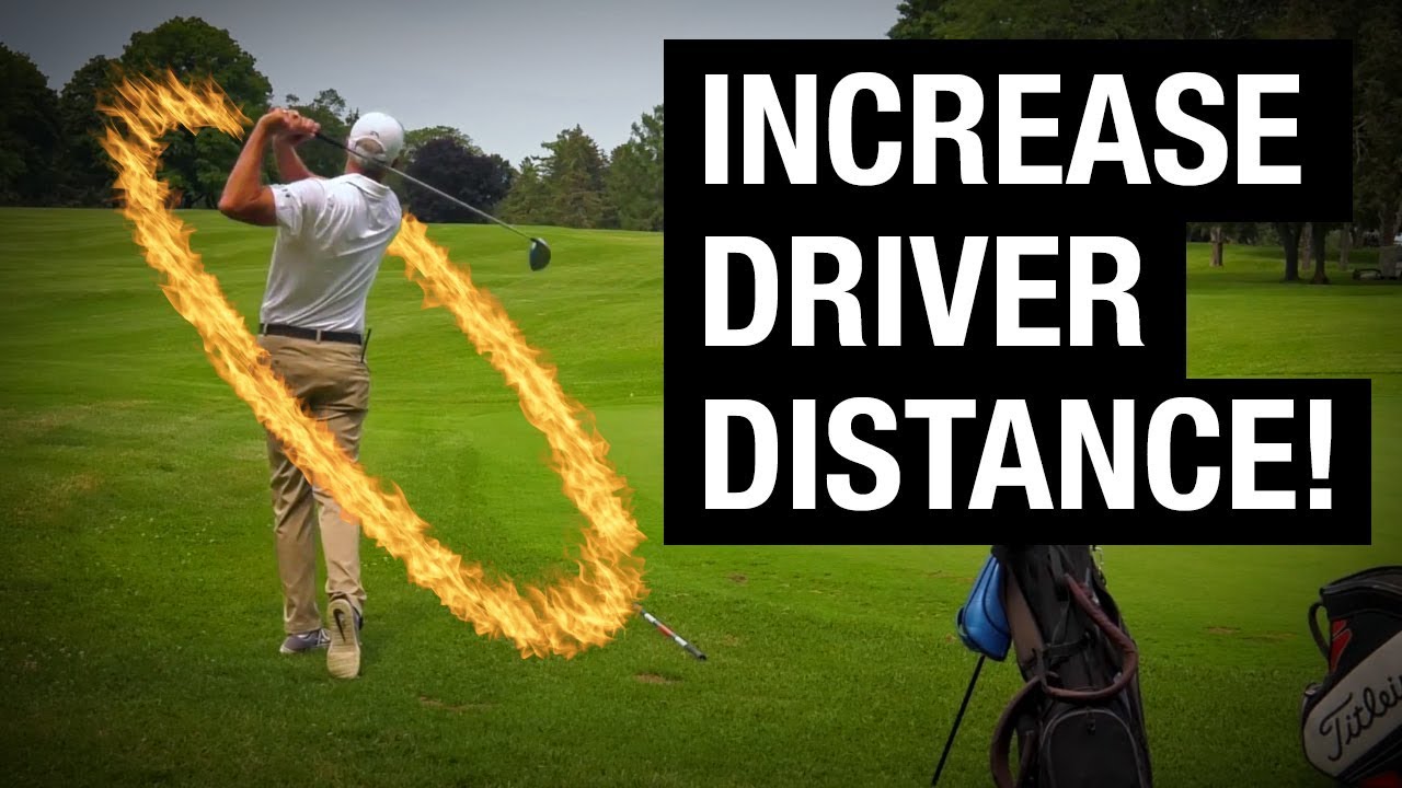 Post up with your driver to get more distance - Simple golf lesson