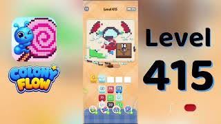 Colony Flow Level 415 Walkthrough | Full Gameplay | Solutionguruji