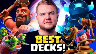 TOP 5 BEST NEW META DECKS TO PUSH IN CLASH ROYALE 🏆