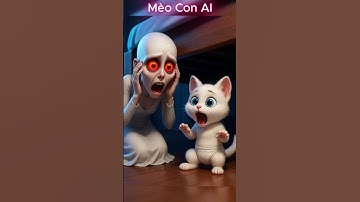 con ma đầu trọc đến đòi Mèo con tóc #shorts #cat #ai #meow #meo