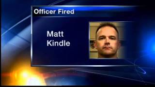 Cop accused in bribe case out of job