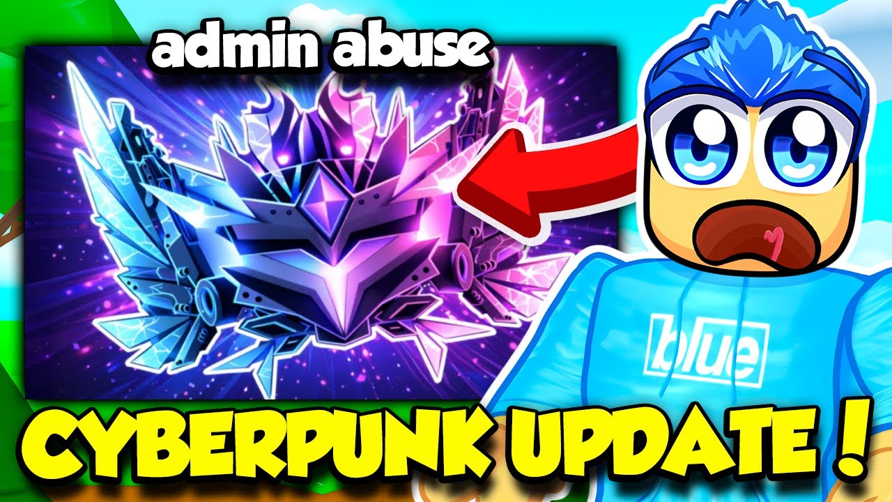 CYBERPUNK UPDATE AND ADMIN ABUSE IN TAP SIMULATOR LIVE!!