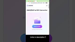 DWG to PDF convertor