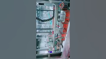 Robot picking up type bottle cartoning machine bottle encasing line