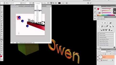 How to Rotate Text in Adbe Photoshop Cs5