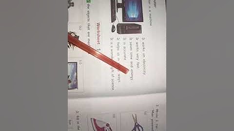 Class 1st Chapter 1 Computer -A Machine Part 2