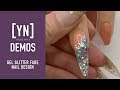 Young Nails Nail Demo - Gel Glitter Fade Nail Design - Gel Nails