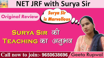 Student Review ugc net: Surya Sir ki teaching ka anubhav #ugcnet #nta #ugc #viral #suryasir #shorts