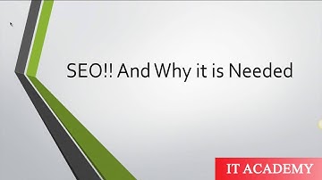 003  What is SEO and Why it is needed  - SEO Rank 1 on Google