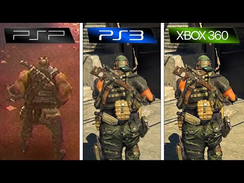 Army of Two The 40th Day (2010) PSP vs PS3 vs XBOX 360 (Graphics Comparison)
