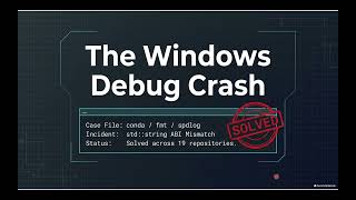 🎙️The Windows Debug Crash