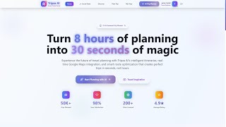 Tripza AI: Redefining Travel Planning with AI (Hackathon Demo)