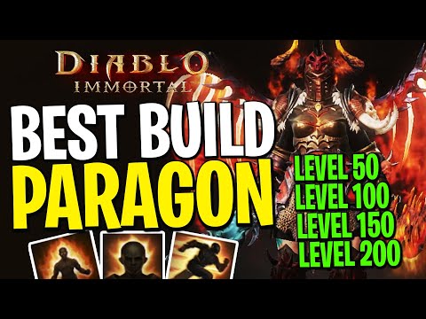 Diablo Immortal Paragon Best Build For PVE & PVP For All Classes (Level 50/100/150/200)