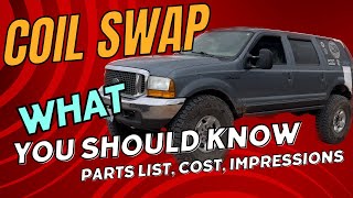 Ford Excursion Coil Swap: Cost, Parts list, Is it worth it???