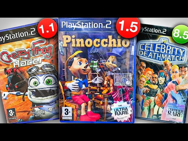 Juegos raros de PS2: Crazy Frog, Claymation Celebrities, reseñas de juegos  de carreras — Eightify