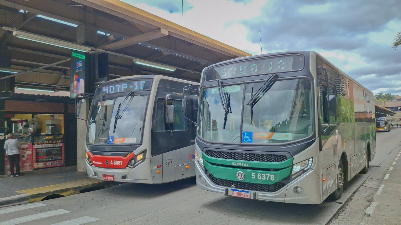 Metrô Tatuapé Terminal Sul - Movimentação de Ônibus (Vídeo 8)