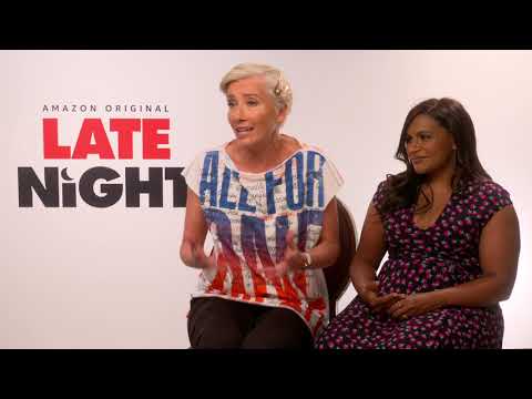 Late Night: Emma Thompson & Mindy Kaling Official Movie Interview