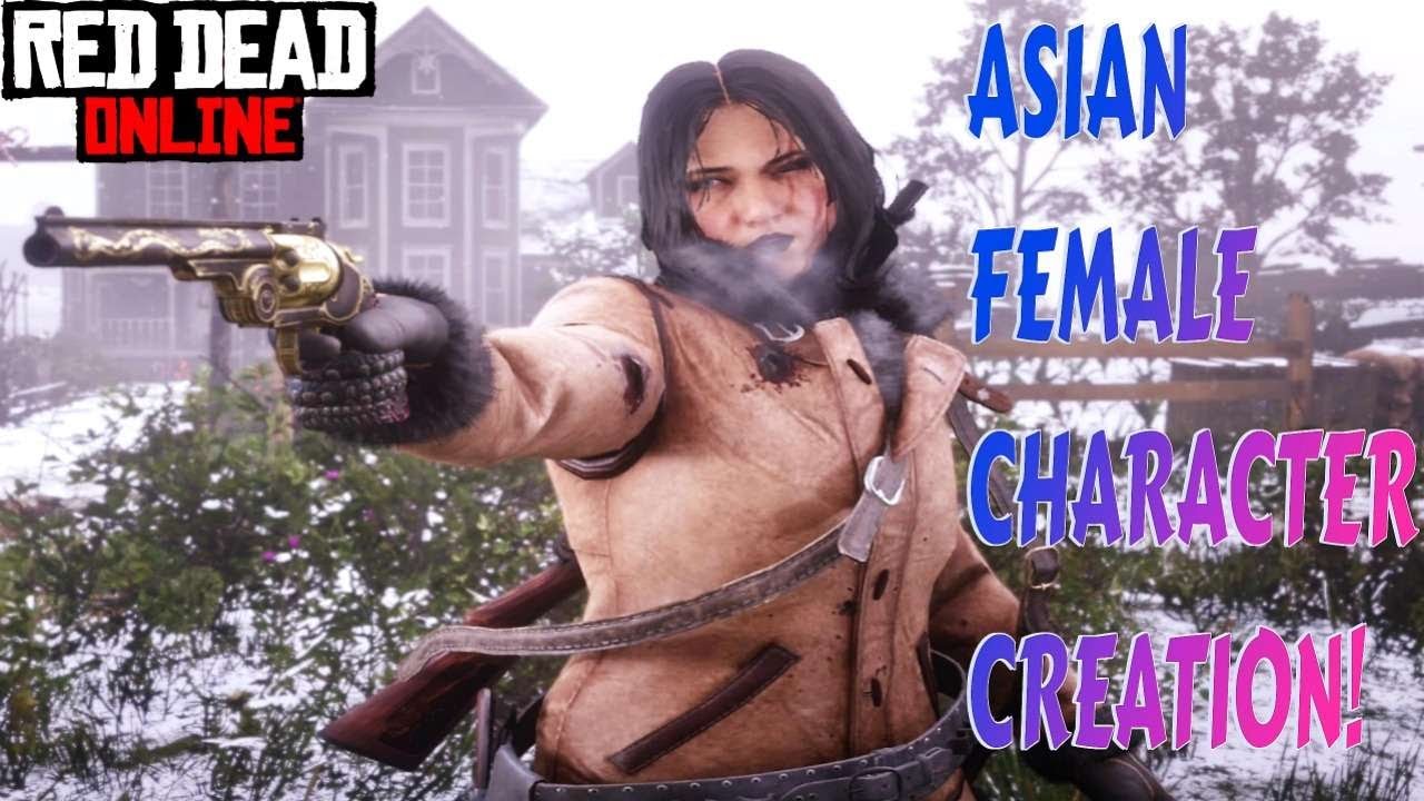 Admirable Asian Female Character Creation | Red Dead Online - YouTube