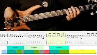 Dancing in the Dark  --  Bruce Springsteen Bass original Cover with Tabs ( Song structure )