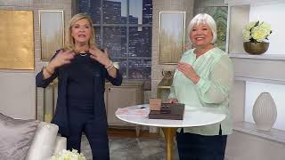 Accents by Affinity Diamond X Ring, 0.08cttw, Sterling Silver on QVC