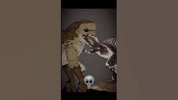 spinosaurus jp3 vs d rex#animation #drex#spino#spinosaurus#jp3#dinosaur#dino#meme#rebirth#jurassic