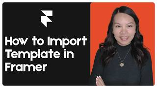 How To Import Template In Framer (Full Guide)