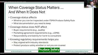 FSMA PSR Coverage: Untangle the Language and Know How the Rules Affect Your Farm