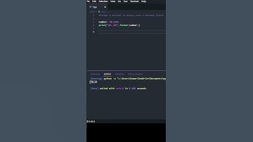 Format a Decimal to Show Two Decimal Places 🔥 #python #programming #shorts