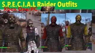 S.p.e.c.i.a.l raider outfits created by xerophthalmia xbox one:
https://bethesda.net/en/mods/fallout4/mod-detail/4068815 pc:
https://www.nexusmods.com/fallou...