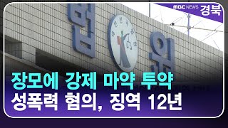 장모에 강제 마약 투약·성폭력 혐의 40대, 징역 12년 / 안동MBC