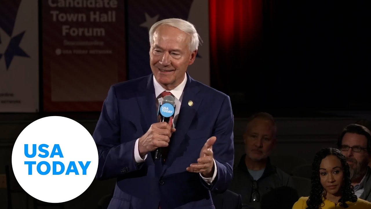 Asa Hutchinson’s anti-Trump Republican vision at Exeter Town Hall | USA TODAY