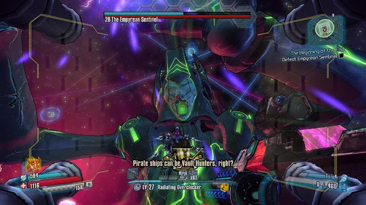 [Borderlands The Pre-Sequel] Pirate Ship Fragtrap v Sentinel