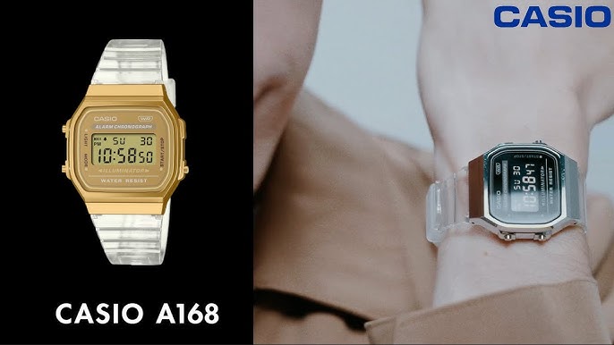 UNBOXING CASIO - A168XES-1BEF YouTube VINTAGE