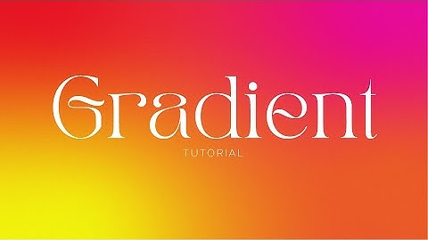 Gradient Design in Adobe Illustrator / 1 Minute Tutorial