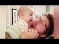 Bonito e engraçado bebês e daddies momentos compilação