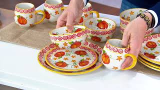 Temp-tations 16-Piece Essential Dinnerware Set on QVC