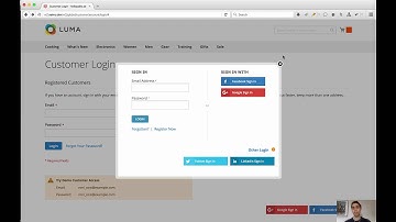 Magento 2x - Social Login