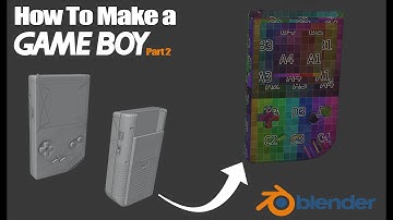 Blender Tutorial - How to model a GameBoy DMG-01 - Part 2 - UV Unwrapping