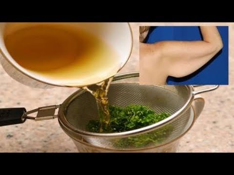 Infusión para reducir la grasa de los brazos y eliminar su flacidez