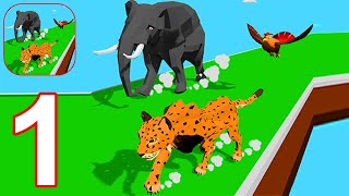 Animal Transform Race - Epic Race 3D - Gameplay Part 1 All Levels 1 - 20 (Android, iOS) screenshot 1