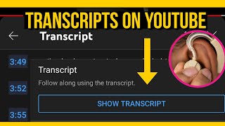 TRANSCRIPT ON YOUTUBE VIDEOS transcripts closed catptions SUBTITLES transcription caption on youtube