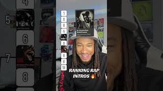 Ranking Rap Intros #rap #hiphop #ranking