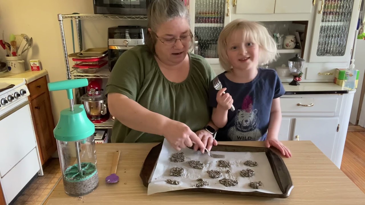 Lily-Rose Kindergarten Cook: Homemade Black Bean Tortilla Chips