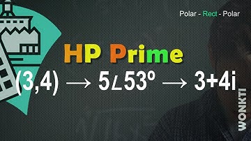 HP Prime, Referencia:  Coordenadas Polares y Rectangulares