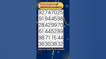 Find the duplicate numbers 482